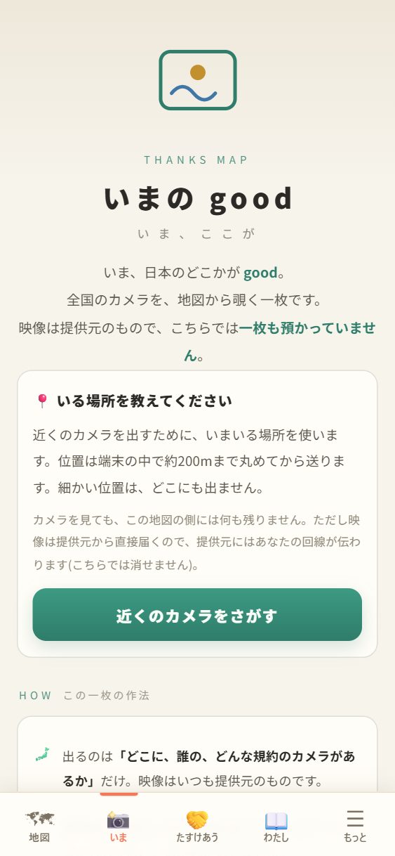 🌇 いまの goodの頁。